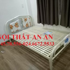 Giường sắt An An- Giường ngủ đôi rộng 1m6-MSP: GSAA18