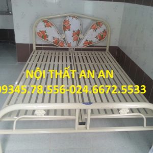 Giường sắt An An- Giường ngủ đôi rộng 1m4x2m-MSP: GSAA16