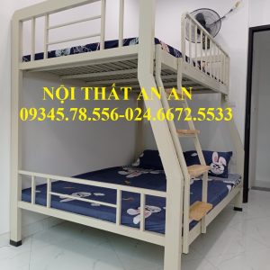 giường tầng sắt giá rẻ, giường 2 tầng sắt khỏe đẹp