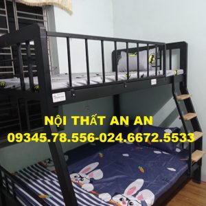 giường tầng sắt giá rẻ, giường 2 tầng sắt khỏe đẹp