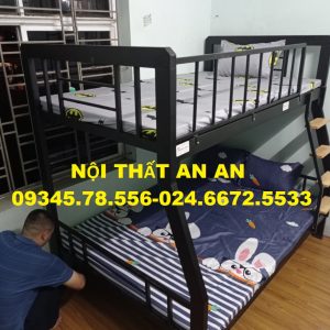 giường tầng sắt giá rẻ, giường 2 tầng sắt khỏe đẹp