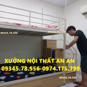 giuong tang sat, giuong tang cau thang ben hong, giuong cau thang bac, giường tầng cho bé, giường cầu thang bậc, giường tầng