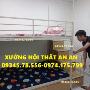 giuong tang sat, giuong tang cau thang ben hong, giuong cau thang bac, giường tầng cho bé, giường cầu thang bậc, giường tầng