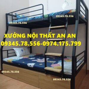 Giường tầng sắt, giương sắt, giường tầng giá rẻ, giuong tang,