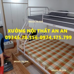 Giường tầng sắt, giương sắt, giường tầng giá rẻ, giuong tang,